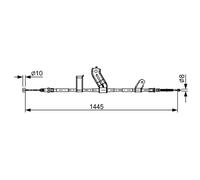 BOSCH 1 987 482 523 Câble de frein à main