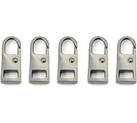 Tirette de fermeture éclair, 5 pcs Zipper Universal Instant Fix Repair Kit Remplacement Zip Slider for outil de bricolage (Color : Pcs Black)