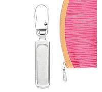Tirette de fermeture éclair amovible en métal | Languettes de fermeture éclair en métal, étiquettes de fermeture éclair portables et amovibles pour valise, manteau, bagages, sac à main, Argenté.,