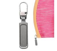 Tirette de fermeture éclair amovible en métal | Languettes de fermeture éclair en métal, étiquettes de fermeture éclair portables et amovibles pour valise, manteau, bagages, sac à main, gris, Refer to