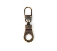 Tirette de fermeture éclair amovible - INF - Marron - Paquet de 10 - Flexible - Pratique