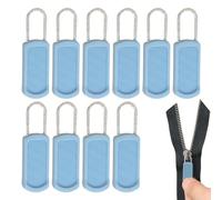 Tirette de fermeture éclair, tirettes de fermeture éclair | Languettes de détachables,Remplacement de tirette de bagage à glissière, kit de réparation Zip Fix pour valise, bottes, ves