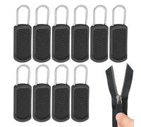 Tirette de fermeture éclair, tirettes de fermeture éclair, Languettes de détachables, Remplacement de tirette de bagage à glissière, kit de réparation Zip Fix pour valise, bottes, ves
