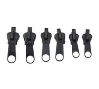 Tirettes zip sac à dos | 6 languettes zip détachables | curseur de fermeture éclair pour vêtements | vêtements valise portefeuille sac à main veste maison bureau loisirs créatifs studio
