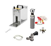 Tireuse à bière - ICH-ZAPFE.DE - PYGMY 25 - 35 litres/h - Kit de nettoyage inclus - Gris