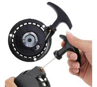 Tirez Démarrer Lanceur,Démarreur à Rappel,Démarreur à Rappel en Alliage D'aluminium,Démarreur Facile à Tirer en Aluminium,Nylon Mini Easy Pull,pour Mini Moto Chopper ATV