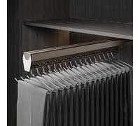 Tirez des vêtements, placard de suspension, valet de volet rail coulissant placard de garde-robe orga tige, canne de placard extensible, vestige de garde LWX