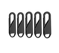 Tirez La Goupille Pour Le Coureur À La Fermeture Éclair, Paquet De 5 Le Noir