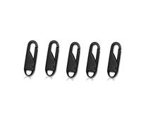 Tirez La Goupille Pour Le Coureur À La Fermeture Éclair, Paquet De 5 Noir Métallisé