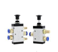 Tirez la vanne mécanique vanne interrupteur pneumatique 5 Port 2 Position 1/4 BSPT Vanne de cylindre de commande manuelle 3R210-08(3R210-08,8mm joint)