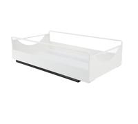 Tirez Le Tiroir en Acier en Carbone Net de Cuisine avec Conception Coulissante Silencieuse pour Facile A - Idéal pour Le Rangement de la Chape et du Garde-Manger (Moyen) (Grande Taille) (Moyen)