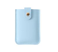 Tirez Le Titulaire Carte de crédit - Porte-Cartes crédit Mince et Portable avec Bouton-Poussoir | Porte-Cartes Fin pour Cartes d'identité de Carte de Membre, Portefeuille Groove