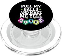 Tirez Mes balles et Faites-Moi Crier Funny Bingo, Joueur de Bingo PopSockets PopGrip pour MagSafe