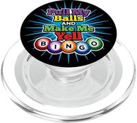 Tirez Mes balles et Faites-Moi Crier Funny Bingo, Joueur de Bingo PopSockets PopGrip pour MagSafe