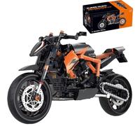 Tirff Technic Moto de Blocs de Construction pour Superduke 1290R, 1:8 MOC Motocycle Jeu de Construction, Modèle de Moto À Collectionner Blocs de Construction Modèle - 579 Pièces