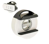 TIrievza Support pour Bloc d'alimentation | à Ventouse avec Prise Rotative | Fixation sans perçage pour Bloc multiprise,pour Bureau, Salon, Cuisine, Chambre, Meuble, Plan de Travail, Appartement,