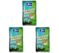 Tirma Bonbons Eucalyptus Menthol Sans Sucre 150 g | Bonbons Durs Sans Sucre | Sans Gluten | Végan | Friandises Rafraîchissantes | Bonbons Mentholés | Sans Lactose | Individuellement Emballés