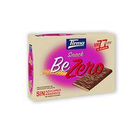 Tirma Snack BeZéro Biscuits au chocolat au lait 105g | Sans sucres ajoutés | Convient aux diabétiques | En-cas hypocalorique- L'emballage peut varier.