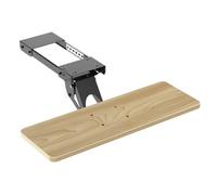 Tiroir à clavier sous le bureau - Plateau d'ordinateur coulissant lisse pour écrire au bureau et à la maison, design peu encombrant, montage facile, idéal pour les espaces de travail