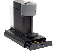 Tiroir à dosettes de café compatible avec capsules Nespresso 9,21 x 15,94 x 2,36 cm,noir.[U33]