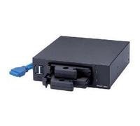 Tiroir amovible 5.25 - SMARTTECK - Disque dur 2.5 - SATA - USB 3.0 - Aluminium Noir