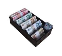 Tiroir-Caisse Compteur D’Argent Plateau De Manipulation D’espèces Et De Pièces De Monnaie - Plateau De Tri De Monnaie avec Coupé Compartiments pour Billets De Banque Plateau, C3