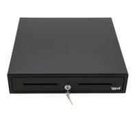 Tiroir caisse enregistreuse - iggual - IRON-50 - Noir - 13 Compartiments - Ouverture Manuel/Automatique