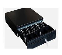 tiroir-Caisse, Petit tiroir-Caisse Manuel à Ouverture par Pression avec 5 emplacements for Billets et for pièces for système de Point Vente(Noir)