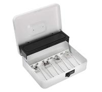 tiroir-Caisse, Tirelire en métal, Grande boîte de Rangement sécurisée avec Serrure à Combinaison(Bianco)