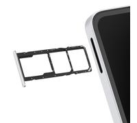 Tiroir Carte Deux nano Sim et micro SD Galaxy A06 avec Joint d Étanchéité Précis Blanc