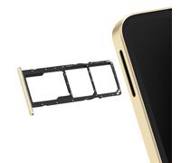 Tiroir Carte Deux nano Sim et micro SD Galaxy A06 avec Joint d Étanchéité Précis Dorée