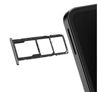 Tiroir Carte Deux nano Sim et micro SD Galaxy A06 avec Joint d Étanchéité Précis Noir