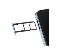 Clappio, SIM Tray Dual Nano + microSD Galaxy A06 avec joint, Bleu clair