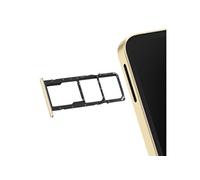 Tiroir Carte Deux nano Sim et micro SD Galaxy A06 avec Joint d'Etanchéité Précis Dorée