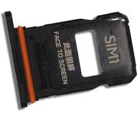 Tiroir Carte Double SIM de Rechange pour Xiaomi Poco M8 Pro 5G, Noir