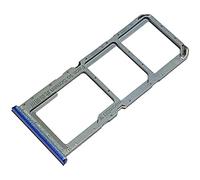 Tiroir Carte Dual SIM et Support Mémoire Micro-SD pour Oppo A54 5G, Piece de Remplacement Original, Pourpre