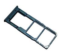 Tiroir Carte Dual SIM et Support Micro-SD pour Samsung Galaxy A12, Piece de Remplacement Original, Bleu