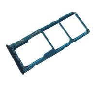 Tiroir Carte Dual SIM et Support Micro-SD pour Samsung Galaxy A50, Piece de Remplacement Original, Bleu