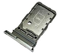 Tiroir Carte Dual SIM pour Samsung Galaxy S21 5G (G991B, G991B/DS), Piece de Remplacement Original, Blanc