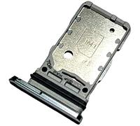 Tiroir Carte Dual SIM pour Samsung Galaxy S21+ 5G G996B, G996B/DS, Piece de Remplacement Original, Argenté
