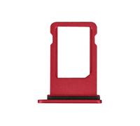 Tiroir Carte SIM de Remplacement Apple iPhone 8, SE 2020 et SE 2022 rouge
