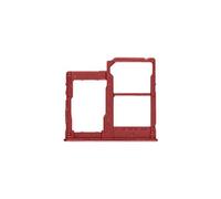 2x SIM + 1x Micro-SD support de carte de rechange pour Samsung Galaxy A41 - Rouge