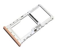 Tiroir Carte SIM et Support Mémoire Micro-SD pour Motorola Moto G9 Play, Piece de Remplacement Original, Rose