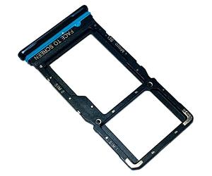 Tiroir Carte SIM et Support Mémoire Micro-SD pour Xiaomi Mi 10T Lite 5G, Piece de Remplacement Original, Gris