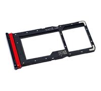 Tiroir Carte SIM et Support Micro-SD pour Motorola Moto G9 Plus (XT2087), Remplacement Original, Bleu