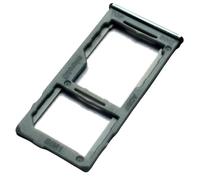 Tiroir Carte SIM et Support Micro-SD pour Samsung Galaxy A42 5G, Piece de Remplacement Original, Blanc Gris