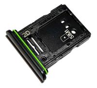 Tiroir Carte SIM et Support micro-SD pour Sony Xperia 10 III (XQ-BT52), Piece de Remplacement Original, Noir