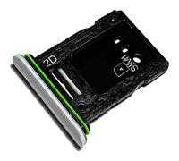 Tiroir Carte SIM et Support Micro-SD pour Sony Xperia 10 III (XQ-BT52), Piece de Remplacement Original, Blanc