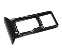 Tiroir Carte SIM et Support Micro-SD pour Sony Xperia 5 II (XQ-AS52), Piece de Remplacement Original, Noir