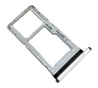 Tiroir Carte SIM et Support SD pour Samsung Galaxy Tab A7 LTE 10.4 (2020), Piece de Remplacement Original, Argenté